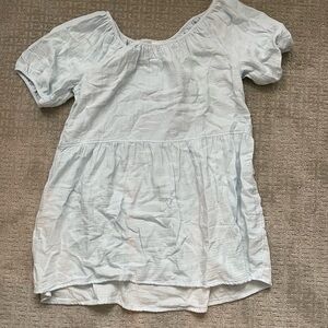 Wilfred Blue Short Sleeve Dress